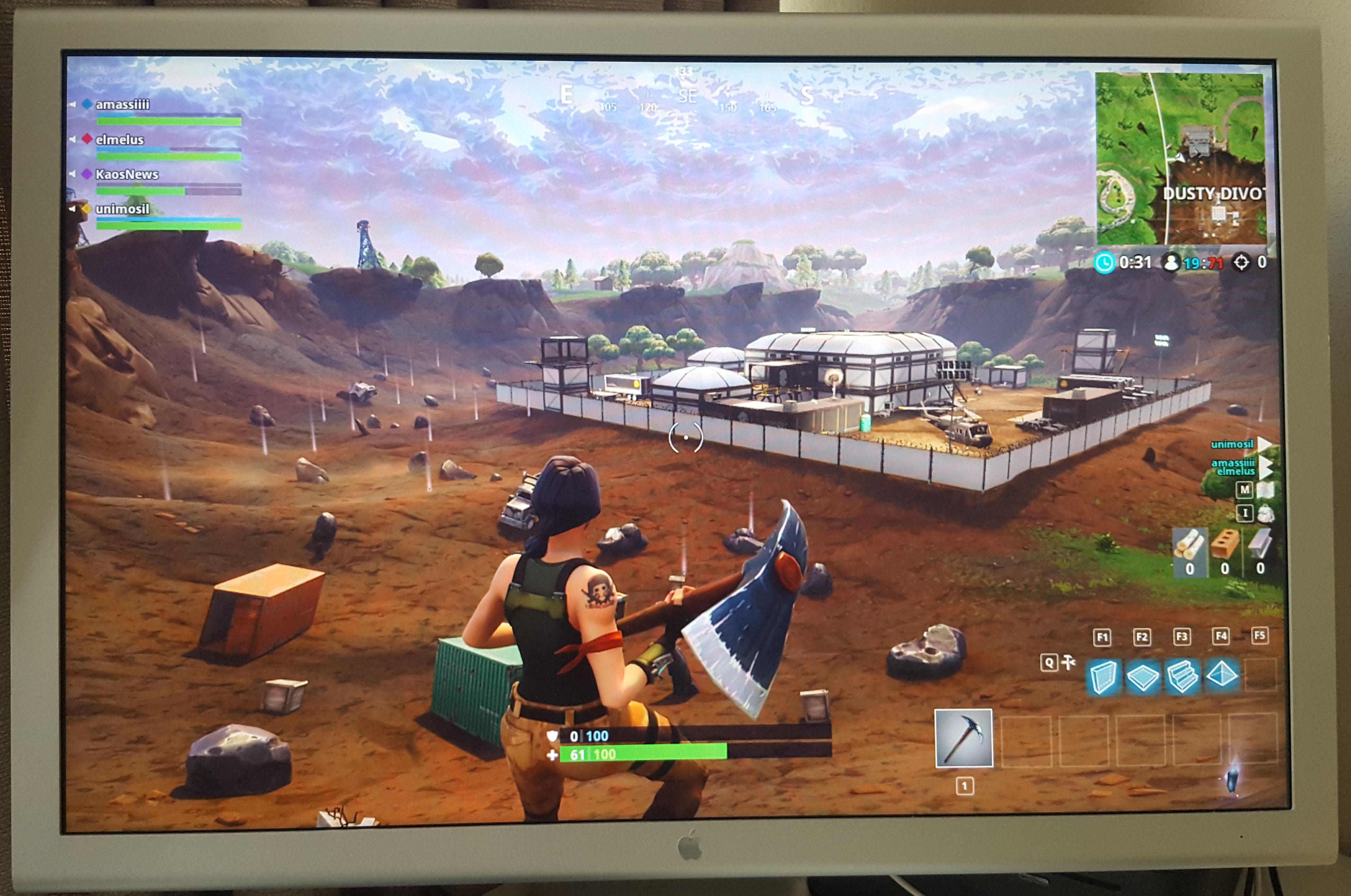 recommend option for fortnite on mac